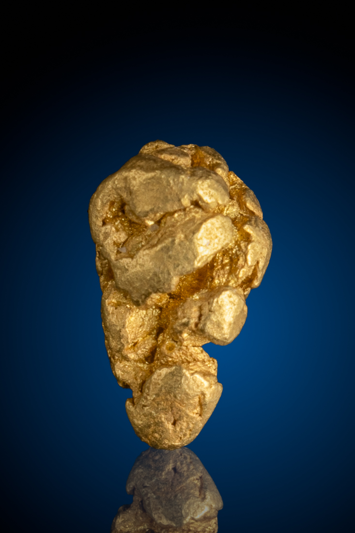 (image for) Rare American River Natural Gold Nugget with Lots of Character - 2.89 grams